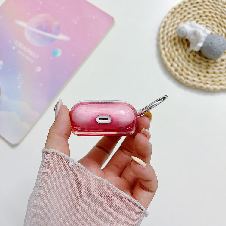 For AirPods 3 Transparent Glitter Bluetooth Earphone Protective Case(Purple) - For AirPods 3 by PMC Jewellery | Online Shopping South Africa | PMC Jewellery | Buy Now Pay Later Mobicred