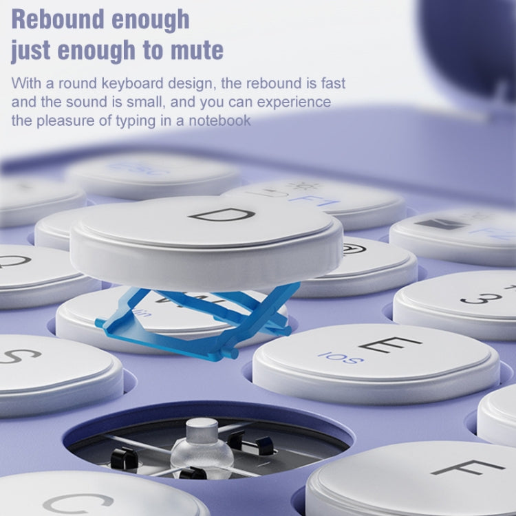 For iPad Air 2022 / iPad Pro 11 2021 Square Button 360 Degree Rotatable Bluetooth Keyboard Leather Case(Mint Green) - Universal by PMC TechLife | Online Shopping South Africa | PMC TechLife
