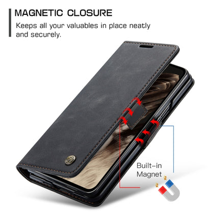 For Google Pixel Fold CaseMe 013 Multifunctional Horizontal Flip Leather Phone Case(Black) - Google Cases by CaseMe | Online Shopping South Africa | PMC Jewellery | Buy Now Pay Later Mobicred