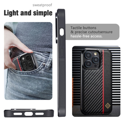 For Samsung Galaxy S24+ 5G LC.IMEEKE 3 in 1 Carbon Fiber Texture Shockproof Phone Case(Black) - Galaxy S24+ 5G Cases by LC.IMEEKE | Online Shopping South Africa | PMC Jewellery | Buy Now Pay Later Mobicred