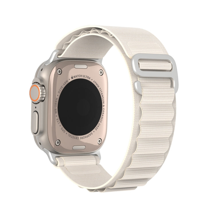 For Apple Watch Series 8 41mm DUX DUCIS GS Series Nylon Loop Watch Band(Starlight) - Watch Bands by DUX DUCIS | Online Shopping South Africa | PMC Jewellery | Buy Now Pay Later Mobicred