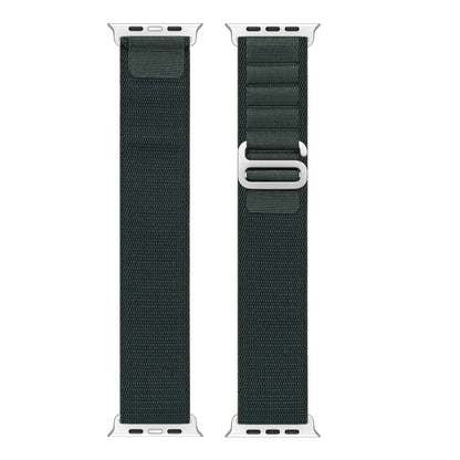 For Apple Watch Series 6 40mm DUX DUCIS GS Series Nylon Loop Watch Band(Green) - Watch Bands by DUX DUCIS | Online Shopping South Africa | PMC Jewellery | Buy Now Pay Later Mobicred