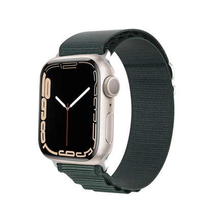 For Apple Watch Series 5 40mm DUX DUCIS GS Series Nylon Loop Watch Band(Green) - Watch Bands by DUX DUCIS | Online Shopping South Africa | PMC Jewellery | Buy Now Pay Later Mobicred