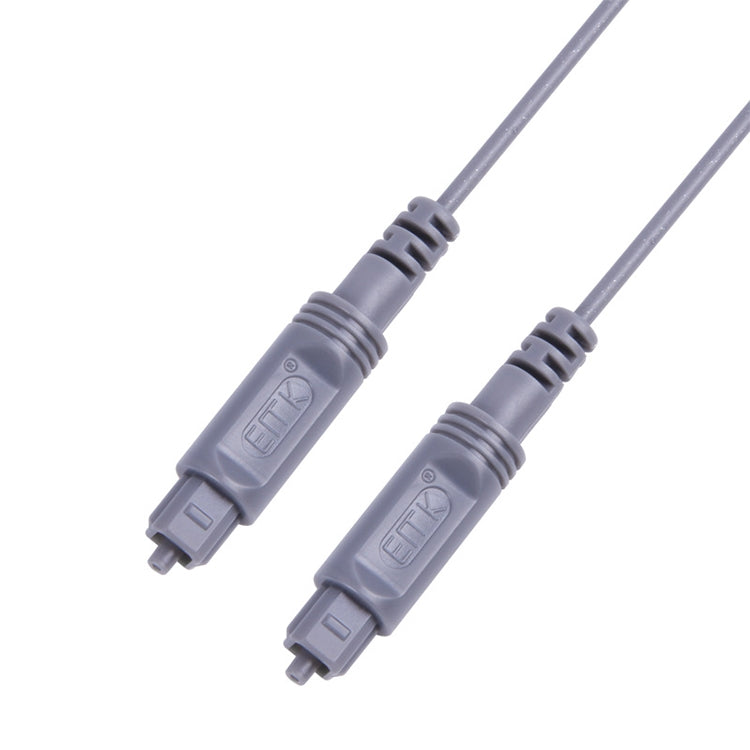 25m EMK OD2.2mm Digital Audio Optical Fiber Cable Plastic Speaker Balance Cable(Silver Grey) - Audio Optical Cables by EMK | Online Shopping South Africa | PMC Jewellery | Buy Now Pay Later Mobicred