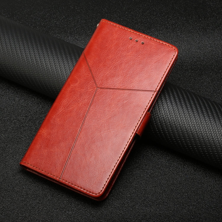 For Google Pixel 9 Pro Y-shaped Pattern Flip Leather Phone Case(Brown) - Google Cases by PMC TechLife | Online Shopping South Africa | PMC TechLife | Buy Now Pay Later Mobicred