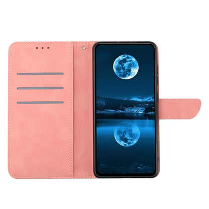 For Google Pixel 9 Stitching Embossed Leather Phone Case(Pink) - Google Cases by PMC Jewellery | Online Shopping South Africa | PMC Jewellery | Buy Now Pay Later Mobicred