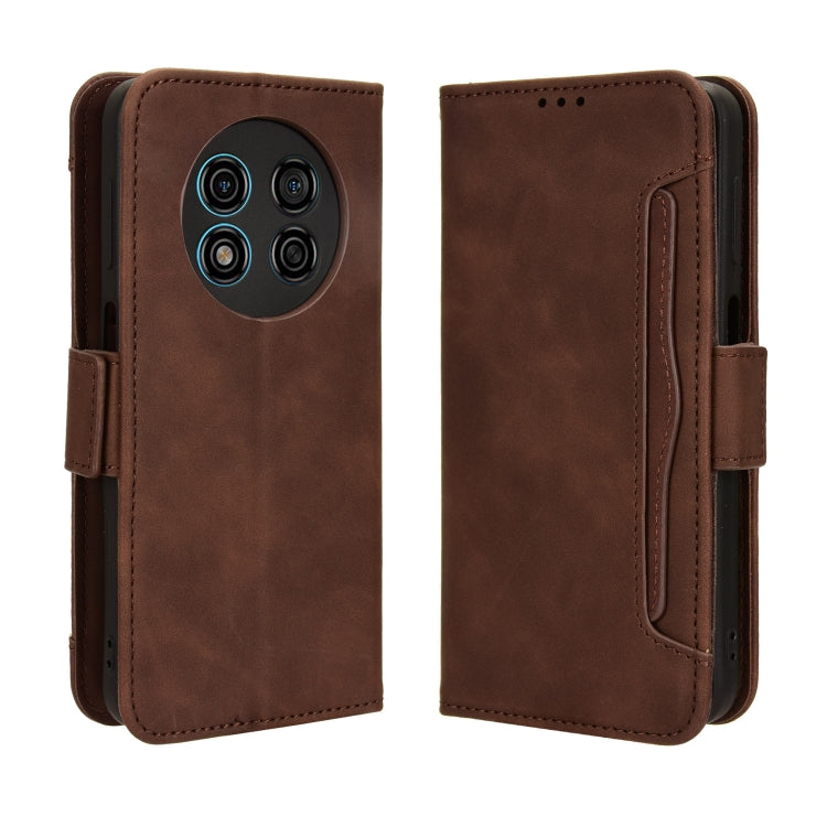 For Ulefone Note 15 Skin Feel Calf Texture Card Slots Leather Phone Case(Brown) - Ulefone Cases by PMC Jewellery | Online Shopping South Africa | PMC Jewellery | Buy Now Pay Later Mobicred