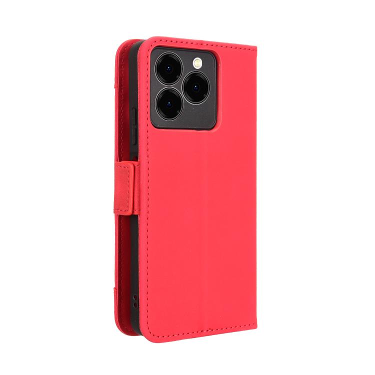 For Ulefone Note 20 Pro Skin Feel Calf Texture Card Slots Leather Phone Case(Red) - Ulefone Cases by PMC TechLife | Online Shopping South Africa | PMC TechLife | Buy Now Pay Later Mobicred