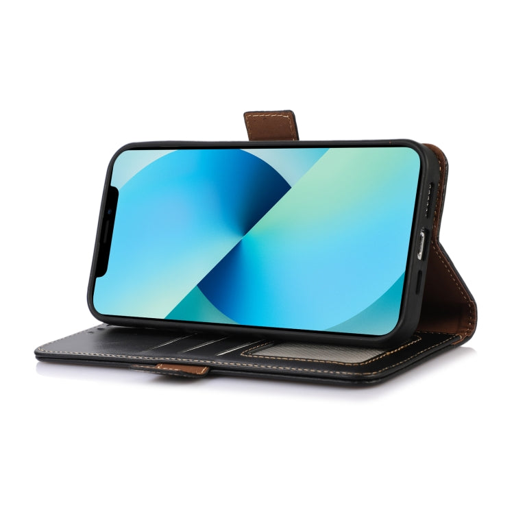 For Honor X9c 5G Global Crazy Horse Top Layer Cowhide Leather Phone Case(Black) - Honor Cases by PMC TechLife | Online Shopping South Africa | PMC TechLife | Buy Now Pay Later Mobicred