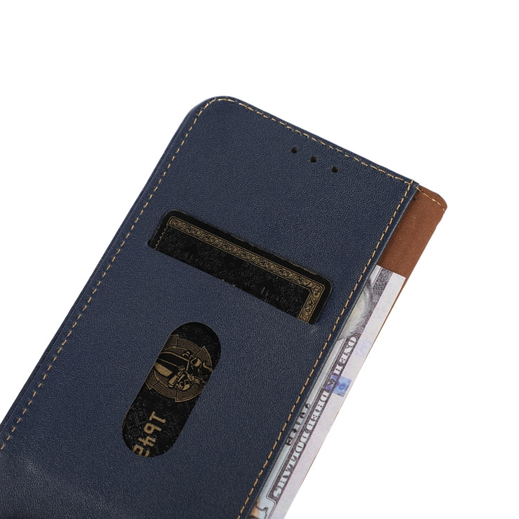 For Honor 100 KHAZNEH Nappa Top Layer Cowhide Leather Phone Case(Blue) - Honor Cases by PMC TechLife | Online Shopping South Africa | PMC TechLife | Buy Now Pay Later Mobicred