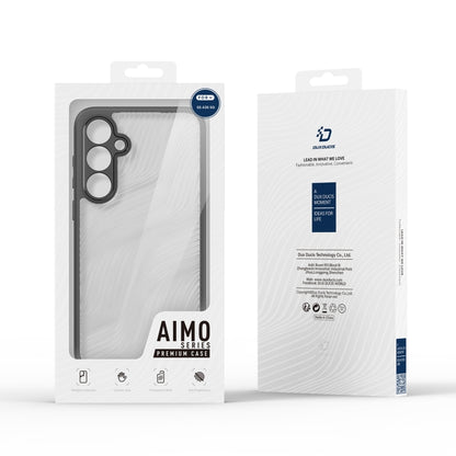 For Samsung Galaxy A35 5G DUX DUCIS Aimo Series TPU + PC Frosted Feel Phone Case(Black) - Galaxy Phone Cases by DUX DUCIS | Online Shopping South Africa | PMC Jewellery | Buy Now Pay Later Mobicred