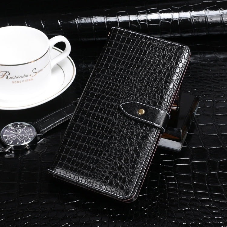 For vivo X100 Pro idewei Crocodile Texture Leather Phone Case(Black) - X100 Pro Cases by idewei | Online Shopping South Africa | PMC Jewellery | Buy Now Pay Later Mobicred