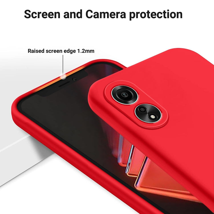 For Honor X5 Plus Pure Color Liquid Silicone Shockproof Phone Case(Red) - Honor Cases by PMC Jewellery | Online Shopping South Africa | PMC Jewellery | Buy Now Pay Later Mobicred