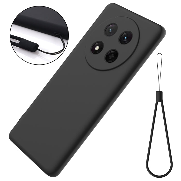 For Honor X9c / X60 Pro 5G Solid Color Liquid Silicone Dropproof Full Coverage Phone Case(Black) - free shipping - PMC TechLife - Order now!