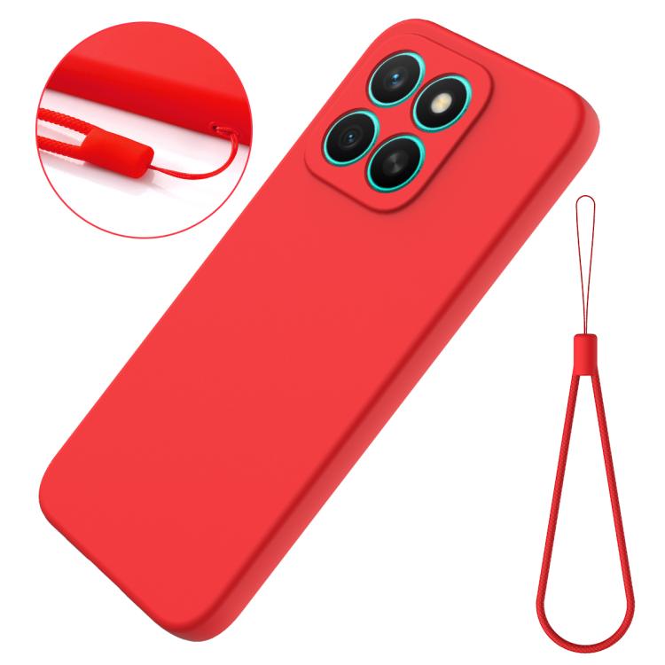 For Honor X8c 4G Solid Color Liquid Silicone Dropproof Full Coverage Phone Case(Red) - free shipping - PMC TechLife - Order now!