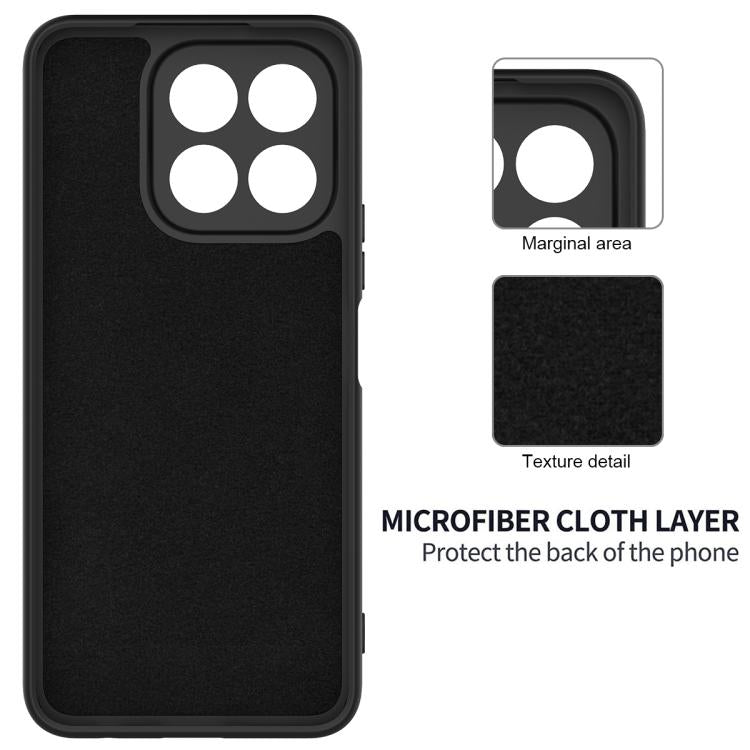 For Honor X6c 4G Solid Color Liquid Silicone Dropproof Full Coverage Phone Case(Black) - free shipping - PMC TechLife - Order now!