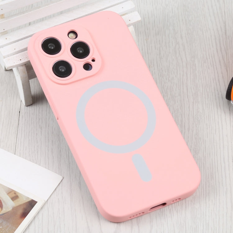 For iPhone 16 Pro Max Liquid Silicone Magsafe Phone Case(Pink) - free shipping - PMC Jewellery - Order now!