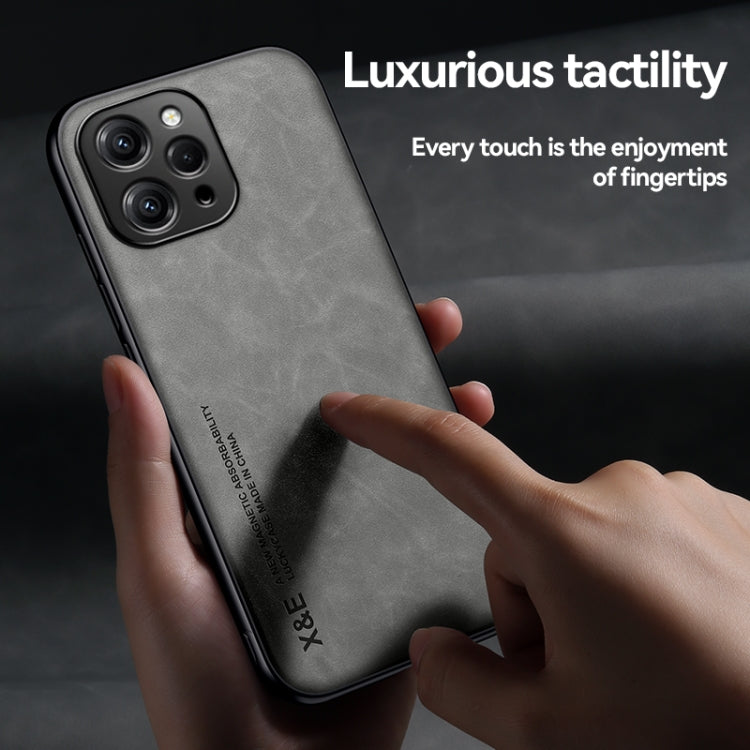 For Xiaomi Redmi Note 13 Pro+ 5G Skin Feel Magnetic Leather Back Phone Case(Green) - Xiaomi Cases by PMC TechLife | Online Shopping South Africa | PMC TechLife | Buy Now Pay Later Mobicred