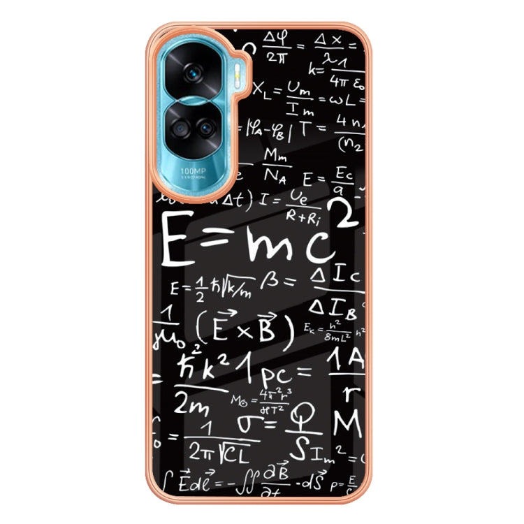 For Honor 90 Lite 5G Electroplating Marble Dual-side IMD Phone Case(Equation) - Honor Cases by PMC Jewellery | Online Shopping South Africa | PMC Jewellery | Buy Now Pay Later Mobicred