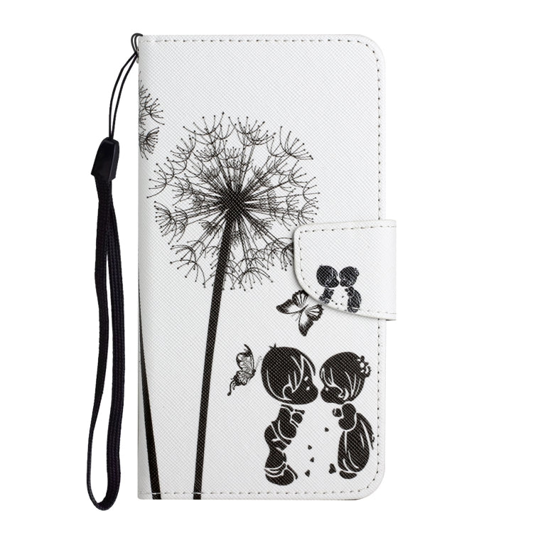 For iPhone 16 3D Colored Drawing Flip Leather Phone Case(Dandelions) - iPhone 16 Cases by PMC TechLife | Online Shopping South Africa | PMC TechLife | Buy Now Pay Later Mobicred