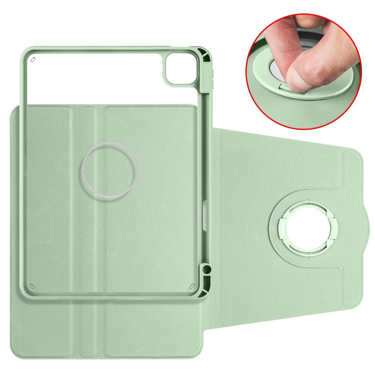 For iPad Pro 13 2024 Acrylic 360 Rotation Detachable Leather Tablet Case(Green) - iPad Pro 13 2024 Cases by PMC Jewellery | Online Shopping South Africa | PMC Jewellery | Buy Now Pay Later Mobicred
