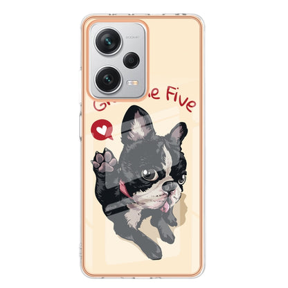 For Xiaomi Redmi Note 12 Pro+ Global Electroplating Marble Dual-side IMD Phone Case(Lucky Dog) - Xiaomi Cases by PMC Jewellery | Online Shopping South Africa | PMC Jewellery | Buy Now Pay Later Mobicred