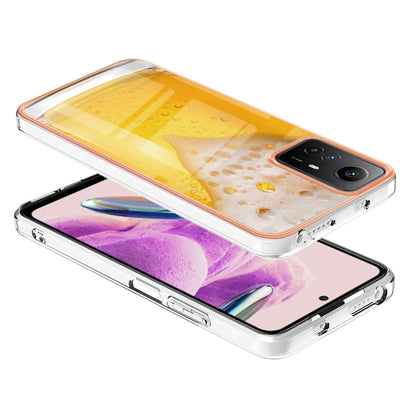 Xiaomi Redmi Note 12S 4G Electroplating Marble Dual-side IMD Phone Case(Draft Beer) - Xiaomi Cases by PMC Jewellery | Online Shopping South Africa | PMC Jewellery | Buy Now Pay Later Mobicred