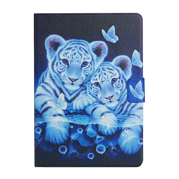 For Amazon Kindle Fire Max 11 Colored Drawing Smart Leather Tablet Case(Tiger) - Amazon by PMC TechLife | Online Shopping South Africa | PMC TechLife | Buy Now Pay Later Mobicred