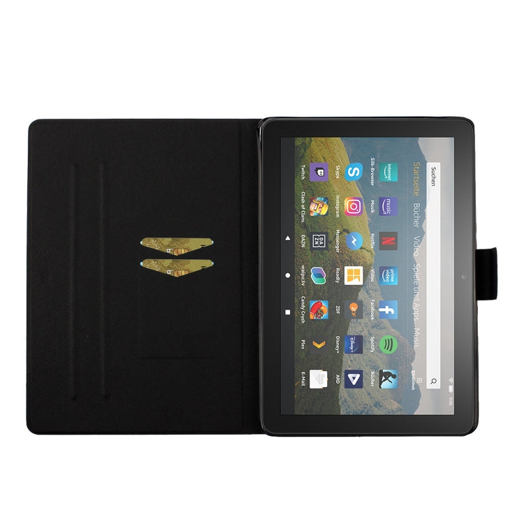 For Amazon Kindle Fire Max 11 Colored Drawing Smart Leather Tablet Case(Tiger) - Amazon by PMC TechLife | Online Shopping South Africa | PMC TechLife | Buy Now Pay Later Mobicred