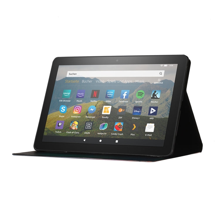For Amazon Kindle Fire Max 11 Colored Drawing Smart Leather Tablet Case(Tiger) - Amazon by PMC TechLife | Online Shopping South Africa | PMC TechLife | Buy Now Pay Later Mobicred