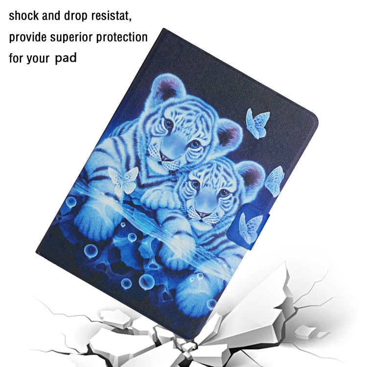 For Amazon Kindle Fire Max 11 Colored Drawing Smart Leather Tablet Case(Tiger) - Amazon by PMC TechLife | Online Shopping South Africa | PMC TechLife | Buy Now Pay Later Mobicred