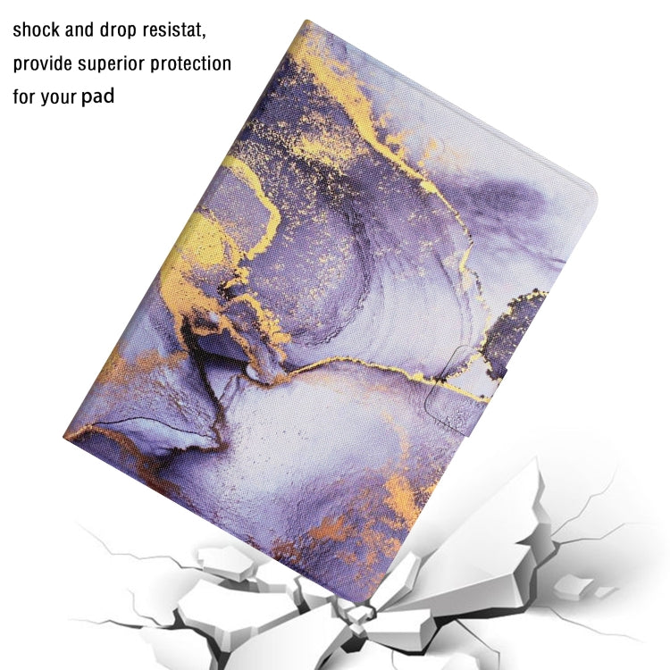For Amazon Kindle Fire Max 11 Colored Drawing Marble Smart Leather Tablet Case(Purple Marble) - free shipping - PMC TechLife - Order now!