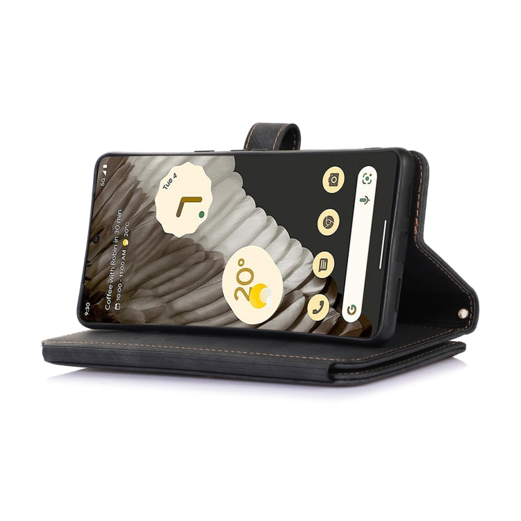 For Google Pixel 7 Pro Dream 9-Card Wallet Zipper Bag Leather Phone Case(Black) - Google Cases by PMC TechLife | Online Shopping South Africa | PMC TechLife | Buy Now Pay Later Mobicred