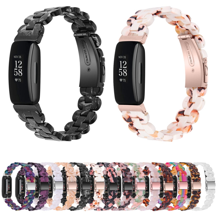 For Fitbit Inspire 3 Oval Resin Replacement Watch Band(Rainbow) - Watch Bands by PMc TechLife | Online Shopping South Africa | PMc TechLife | Buy Now Pay Later Mobicred