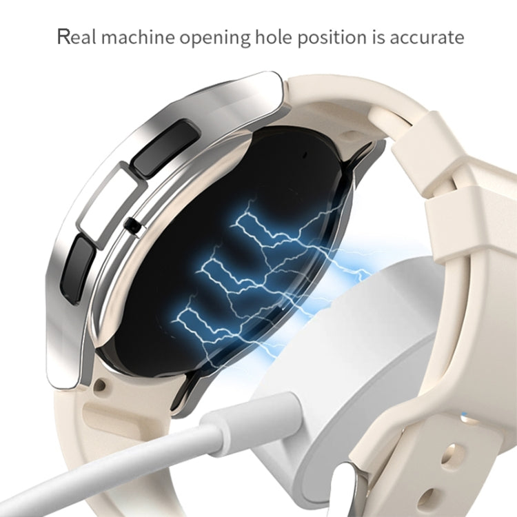 For Samsung Galaxy Watch 6 Classic 43mm Half-inclusive PC Watch Protective Case(Rose Gold) - Watch Cases by PMC TechLife | Online Shopping South Africa | PMC TechLife