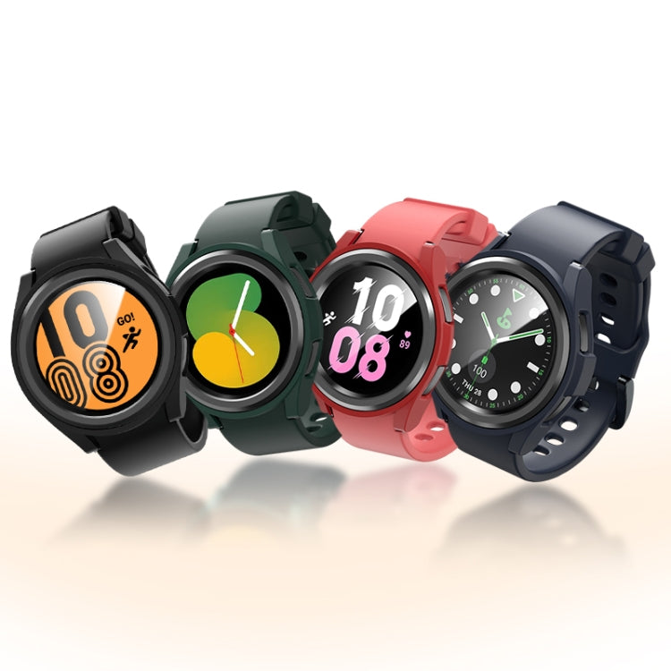 For Samsung Galaxy Watch 6 Classic 47mm Half-inclusive PC Watch Protective Case(Red) - Watch Cases by PMC TechLife | Online Shopping South Africa | PMC TechLife
