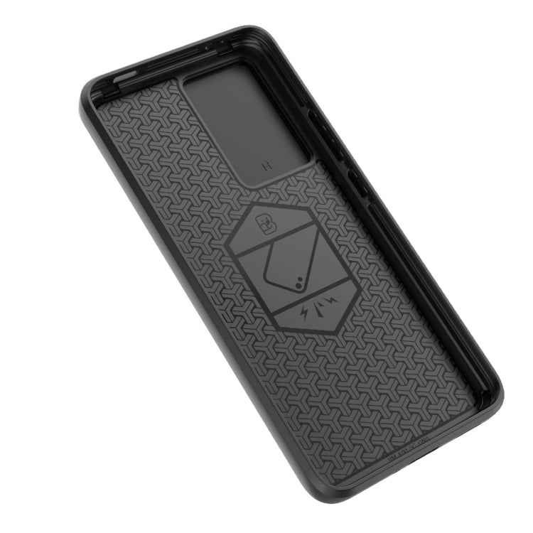 For Xiaomi Redmi K60 5G Sliding Camshield TPU + PC Shockproof Phone Case with Holder(Purple) - Xiaomi Cases by PMC TechLife | Online Shopping South Africa | PMC TechLife | Buy Now Pay Later Mobicred