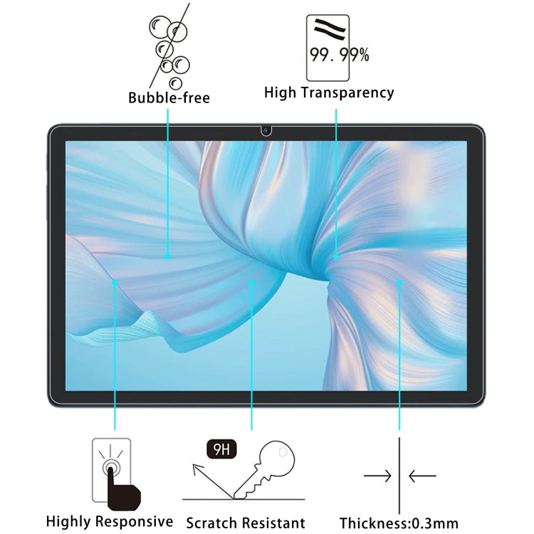For Blackview Tab 80 2pcs 9H 0.3mm Explosion-proof Tempered Glass Film - Others by PMC TechLife | Online Shopping South Africa | PMC TechLife | Buy Now Pay Later Mobicred
