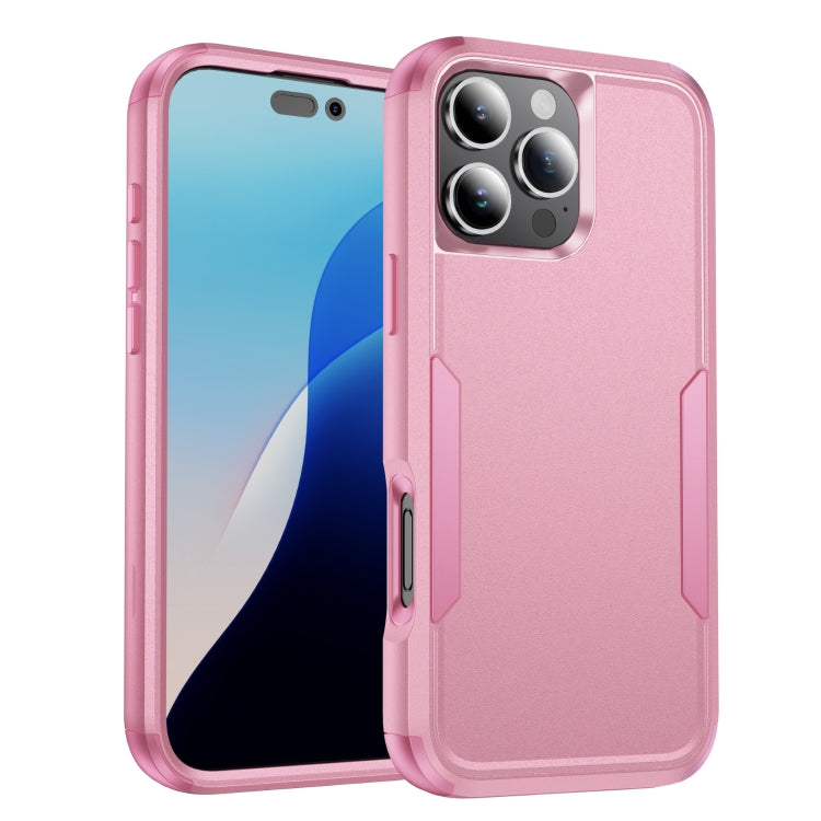 For iPhone 16 Pro Commuter Shockproof TPU + PC Phone Case(Pink) - iPhone 16 Pro Cases by PMC Jewellery | Online Shopping South Africa | PMC Jewellery | Buy Now Pay Later Mobicred