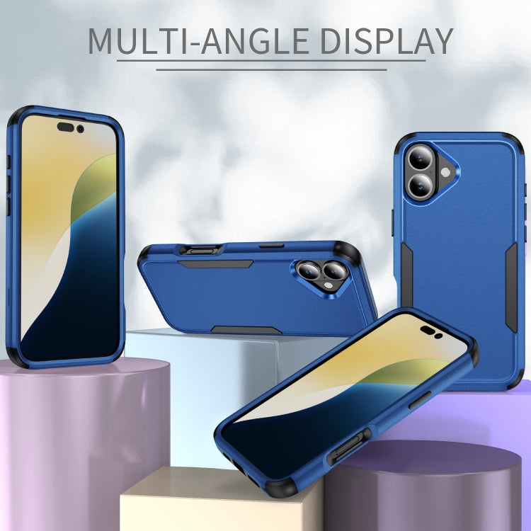 For iPhone 16 Plus Commuter Shockproof TPU + PC Phone Case(Royal Blue+Black) - iPhone 16 Plus Cases by PMC Jewellery | Online Shopping South Africa | PMC Jewellery | Buy Now Pay Later Mobicred