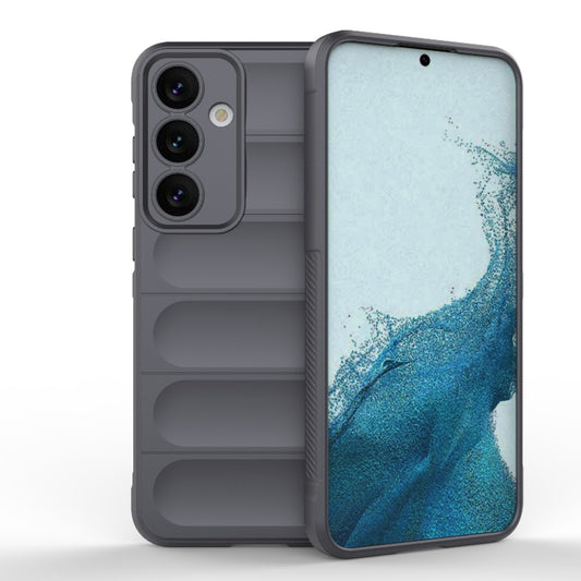 For Samsung Galaxy S24+ 5G Magic Shield TPU + Flannel Phone Case(Dark Grey) - Galaxy S24+ 5G Cases by PMC Jewellery | Online Shopping South Africa | PMC Jewellery