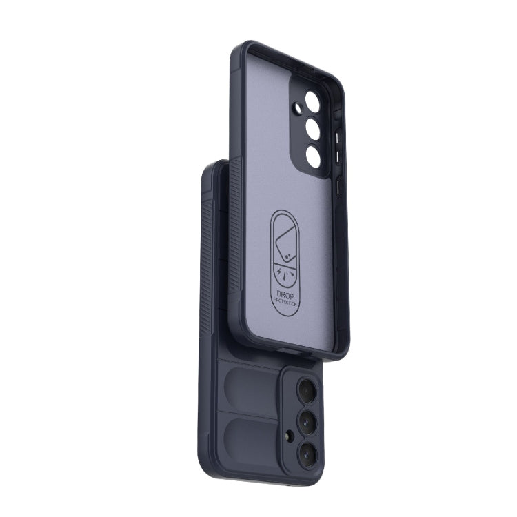 For Samsung Galaxy A55 5G Magic Shield TPU + Flannel Phone Case(Grey) - Galaxy Phone Cases by PMC TechLife | Online Shopping South Africa | PMC TechLife
