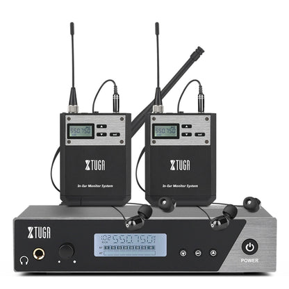 XTUGA  IEM1100 Professional Wireless In Ear Monitor System 2 BodyPacks(AU Plug) - Microphone by XTUGA | Online Shopping South Africa | PMC Jewellery | Buy Now Pay Later Mobicred