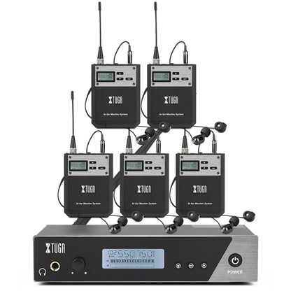 XTUGA  IEM1100 Professional Wireless In Ear Monitor System 5 BodyPacks(AU Plug) - Microphone by XTUGA | Online Shopping South Africa | PMC Jewellery | Buy Now Pay Later Mobicred