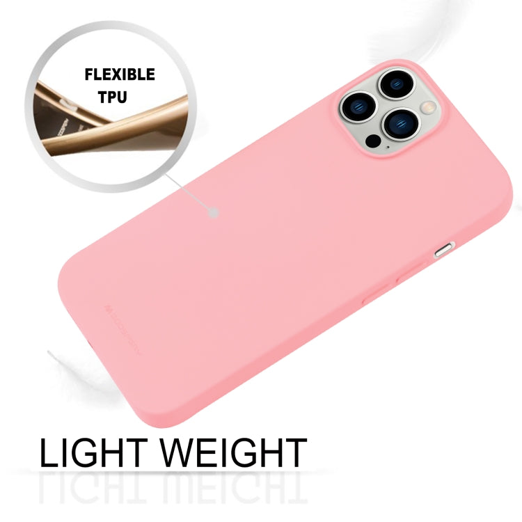 For iPhone 15 Pro Max GOOSPERY SOFT FEELING Liquid TPU Soft Phone Case(Pink) - iPhone 15 Pro Max Cases by GOOSPERY | Online Shopping South Africa | PMC Jewellery | Buy Now Pay Later Mobicred