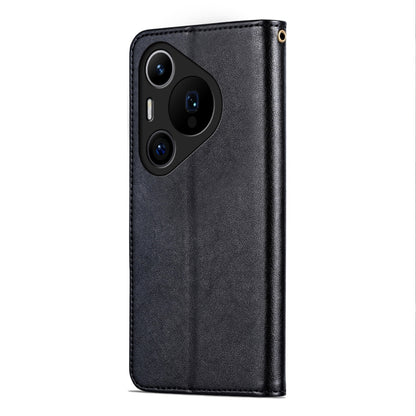 For Huawei Pura 70 Pro / 70 Pro+ AZNS Sheepskin Texture Flip Leather Phone Case(Black) - Huawei Cases by AZNS | Online Shopping South Africa | PMC Jewellery | Buy Now Pay Later Mobicred