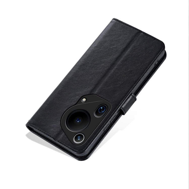 For Huawei Pura 70 Ultra AZNS Sheepskin Texture Flip Leather Phone Case(Black) - Huawei Cases by AZNS | Online Shopping South Africa | PMC Jewellery | Buy Now Pay Later Mobicred