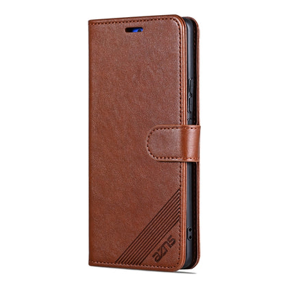 For OPPO Find X8 AZNS Sheepskin Texture Flip Leather Phone Case(Brown) - Find X8 Cases by AZNS | Online Shopping South Africa | PMC Jewellery | Buy Now Pay Later Mobicred