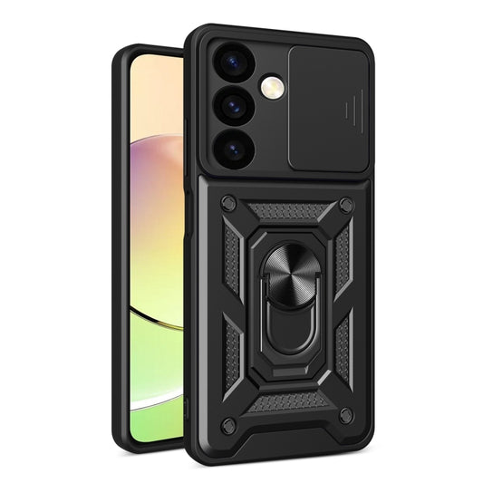 For Samsung Galaxy S24+ 5G Sliding Camera Cover Design TPU+PC Phone Case(Black) - Galaxy S24+ 5G Cases by PMC Jewellery | Online Shopping South Africa | PMC Jewellery