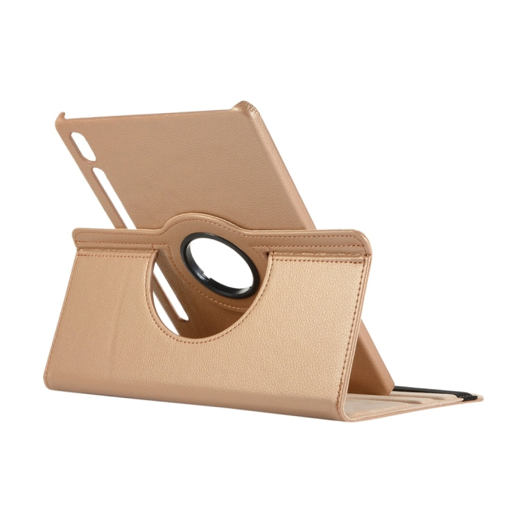 For Samsung Galaxy Tab S9+ / Tab S10+ Litchi Texture 360 Degrees Rotation Holder Leather Tablet Case(Pink) - Galaxy Tab S9+ Cases by PMC Jewellery | Online Shopping South Africa | PMC Jewellery | Buy Now Pay Later Mobicred